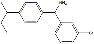 (3-bromophenyl)[4-(butan-2-yl)phenyl]methanamine