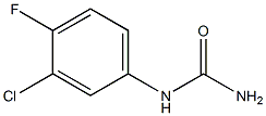 (3-chloro-4-fluorophenyl)urea Structure