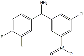  (3-chloro-5-nitrophenyl)(3,4-difluorophenyl)methanamine