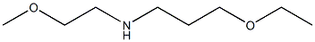 (3-ethoxypropyl)(2-methoxyethyl)amine Structure
