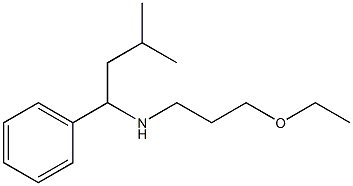 (3-ethoxypropyl)(3-methyl-1-phenylbutyl)amine|