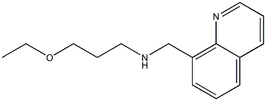 (3-ethoxypropyl)(quinolin-8-ylmethyl)amine Structure