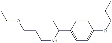 (3-ethoxypropyl)[1-(4-propoxyphenyl)ethyl]amine