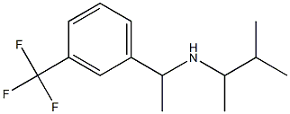 (3-methylbutan-2-yl)({1-[3-(trifluoromethyl)phenyl]ethyl})amine 结构式