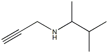 (3-methylbutan-2-yl)(prop-2-yn-1-yl)amine Structure