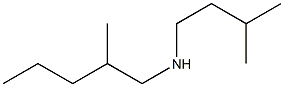 (3-methylbutyl)(2-methylpentyl)amine Struktur