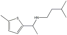 (3-methylbutyl)[1-(5-methylthiophen-2-yl)ethyl]amine,,结构式
