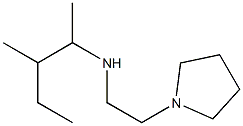 (3-methylpentan-2-yl)[2-(pyrrolidin-1-yl)ethyl]amine Struktur