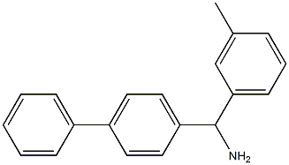 (3-methylphenyl)(4-phenylphenyl)methanamine