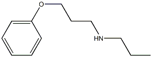 (3-phenoxypropyl)(propyl)amine 化学構造式