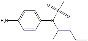 (4-aminophenyl)-N-(pentan-2-yl)methanesulfonamide Structure