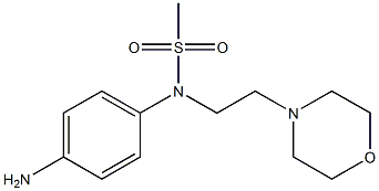 (4-aminophenyl)-N-[2-(morpholin-4-yl)ethyl]methanesulfonamide Structure