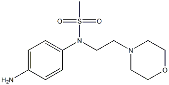 (4-aminophenyl)-N-[2-(morpholin-4-yl)ethyl]methanesulfonamide