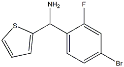  (4-bromo-2-fluorophenyl)(thiophen-2-yl)methanamine