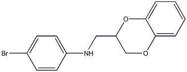 (4-bromophenyl)(2,3-dihydro-1,4-benzodioxin-2-yl)methylamine