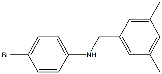 (4-bromophenyl)(3,5-dimethylphenyl)methylamine 化学構造式