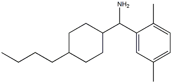 (4-butylcyclohexyl)(2,5-dimethylphenyl)methanamine Structure