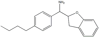 (4-butylphenyl)(2,3-dihydro-1-benzofuran-2-yl)methanamine Structure