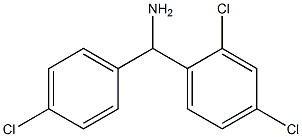 (4-chlorophenyl)(2,4-dichlorophenyl)methanamine Structure