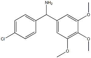 (4-chlorophenyl)(3,4,5-trimethoxyphenyl)methanamine
