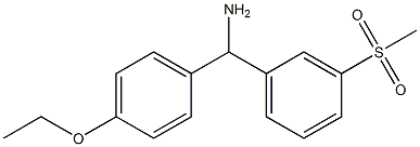  (4-ethoxyphenyl)(3-methanesulfonylphenyl)methanamine