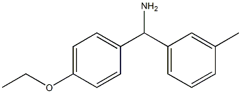 (4-ethoxyphenyl)(3-methylphenyl)methanamine 化学構造式