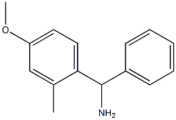 (4-methoxy-2-methylphenyl)(phenyl)methanamine Struktur
