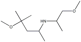 (4-methoxy-4-methylpentan-2-yl)(1-methoxypropan-2-yl)amine Structure