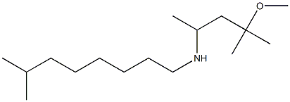 (4-methoxy-4-methylpentan-2-yl)(7-methyloctyl)amine Structure