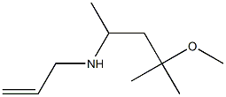 (4-methoxy-4-methylpentan-2-yl)(prop-2-en-1-yl)amine Structure
