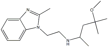  (4-methoxy-4-methylpentan-2-yl)[2-(2-methyl-1H-1,3-benzodiazol-1-yl)ethyl]amine