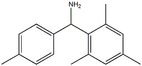 (4-methylphenyl)(2,4,6-trimethylphenyl)methanamine,,结构式