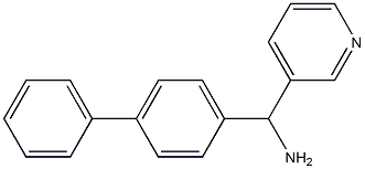 (4-phenylphenyl)(pyridin-3-yl)methanamine Struktur