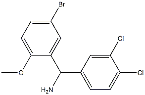  (5-bromo-2-methoxyphenyl)(3,4-dichlorophenyl)methanamine