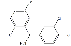 (5-bromo-2-methoxyphenyl)(3,4-dichlorophenyl)methanamine