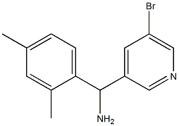  (5-bromopyridin-3-yl)(2,4-dimethylphenyl)methanamine