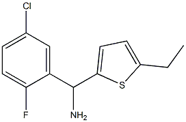 (5-chloro-2-fluorophenyl)(5-ethylthiophen-2-yl)methanamine