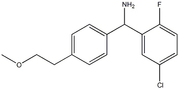  (5-chloro-2-fluorophenyl)[4-(2-methoxyethyl)phenyl]methanamine