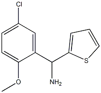  (5-chloro-2-methoxyphenyl)(thiophen-2-yl)methanamine