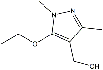 (5-ethoxy-1,3-dimethyl-1H-pyrazol-4-yl)methanol,,结构式