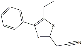 (5-ethyl-4-phenyl-1,3-thiazol-2-yl)acetonitrile