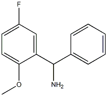 (5-fluoro-2-methoxyphenyl)(phenyl)methanamine Structure