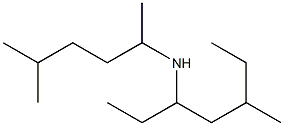 (5-methylheptan-3-yl)(5-methylhexan-2-yl)amine 结构式