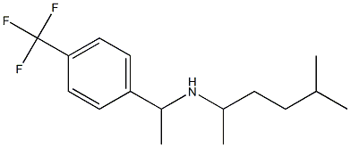 (5-methylhexan-2-yl)({1-[4-(trifluoromethyl)phenyl]ethyl})amine|