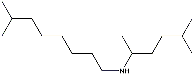 (5-methylhexan-2-yl)(7-methyloctyl)amine Structure