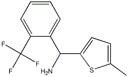 (5-methylthiophen-2-yl)[2-(trifluoromethyl)phenyl]methanamine Structure