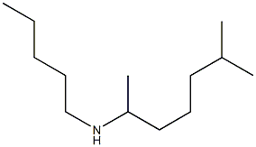 (6-methylheptan-2-yl)(pentyl)amine Struktur