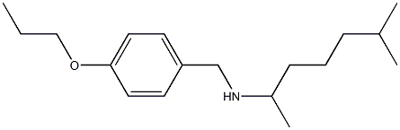 (6-methylheptan-2-yl)[(4-propoxyphenyl)methyl]amine,,结构式