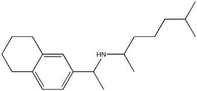 (6-methylheptan-2-yl)[1-(5,6,7,8-tetrahydronaphthalen-2-yl)ethyl]amine Structure