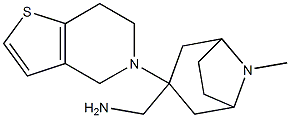  (8-methyl-3-{4H,5H,6H,7H-thieno[3,2-c]pyridin-5-yl}-8-azabicyclo[3.2.1]octan-3-yl)methanamine